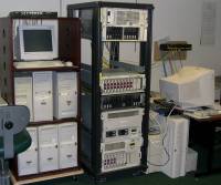 IBM-compatible servers, a CD-ROM tower, and a Sparc server in MCEC IBM-compatible servers, a CD-ROM tower, and a Sparc server in MCEC