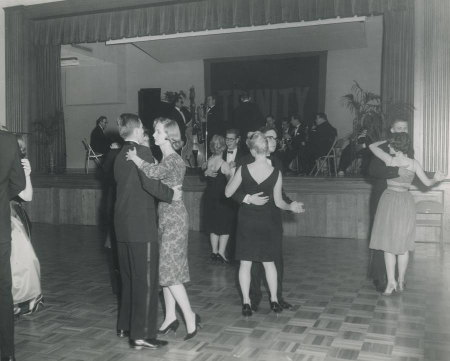 Title: Dance - Sophomore Hop, Trinity College (Hartford CT); Image ID:...